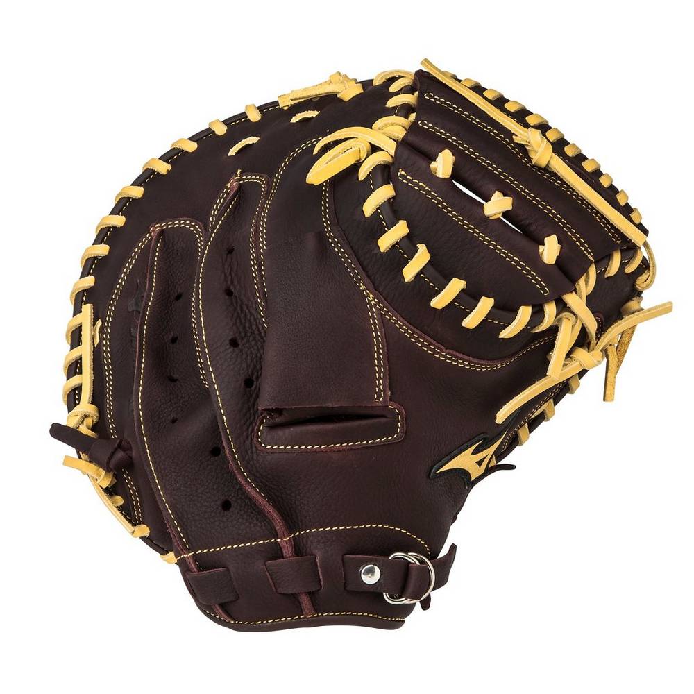 Catchers Mitt Mizuno Franchise Series 33.5" Hombre Cafe/Plateadas Outlet VAJZ-12084